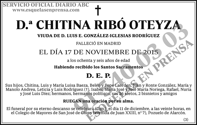 Chitina Ribó Oteyza